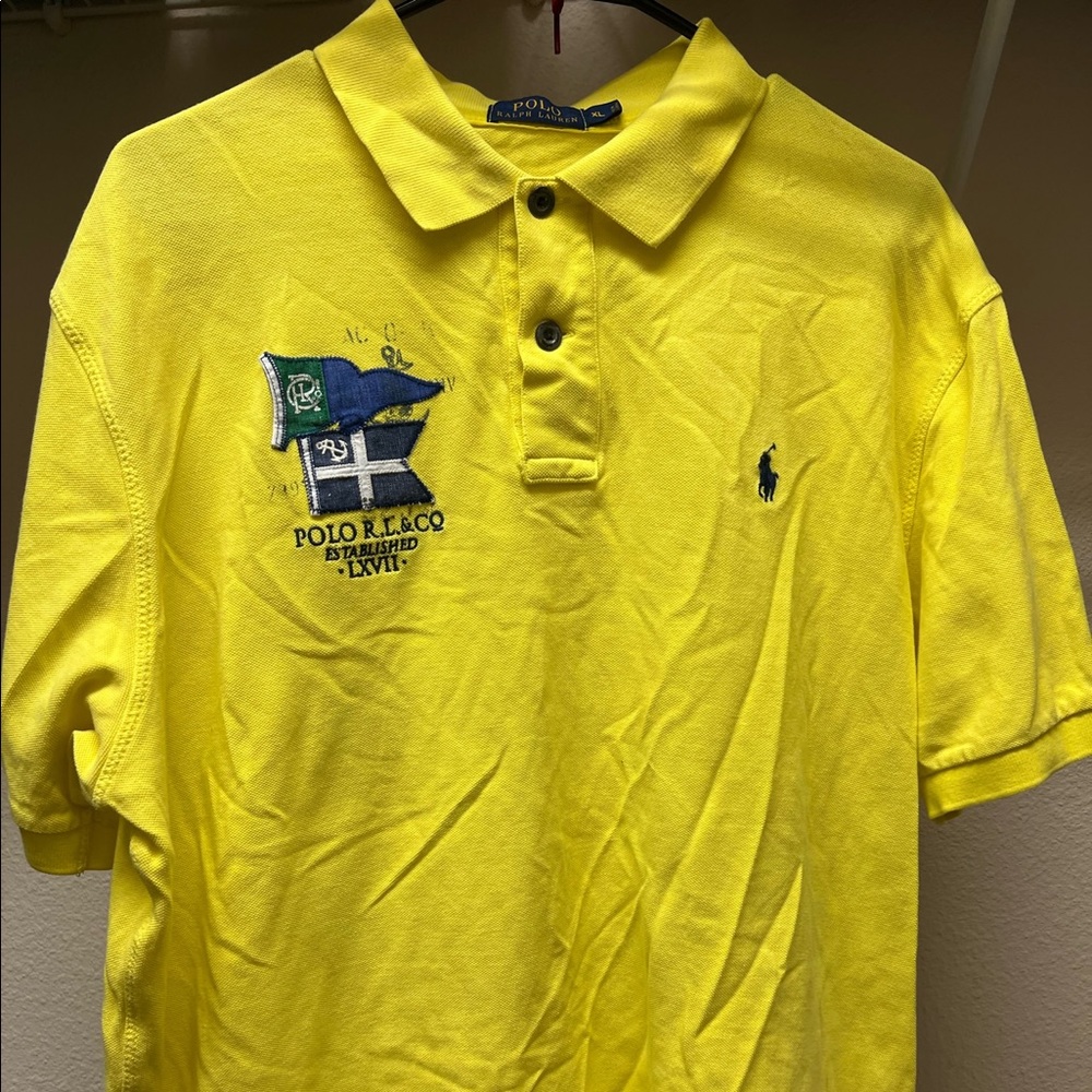 yellow polo